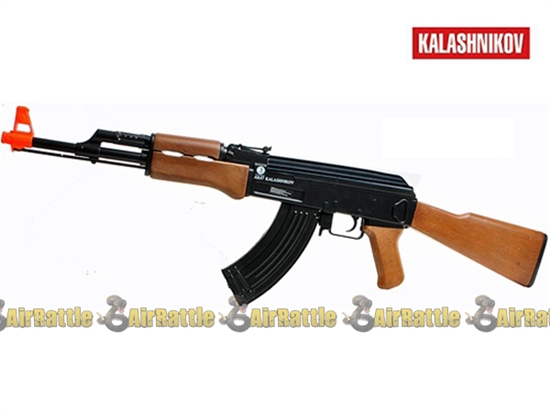 Kalashnikov AEG AK-47 Electric Airsoft Rifle Wood Look Hop Up Gun AK47 Guns Sku #: 12923