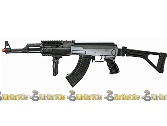 Kalashnikov AK47 Blowback Airsoft Rifle Full Metal Body- Wood Construction - Metal Gears and Gear Box Sku #: 12916