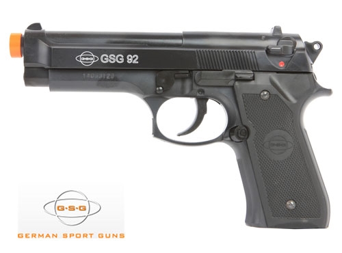 GSG-92 Spring Airsoft Pistol BLACK Full Trademarks