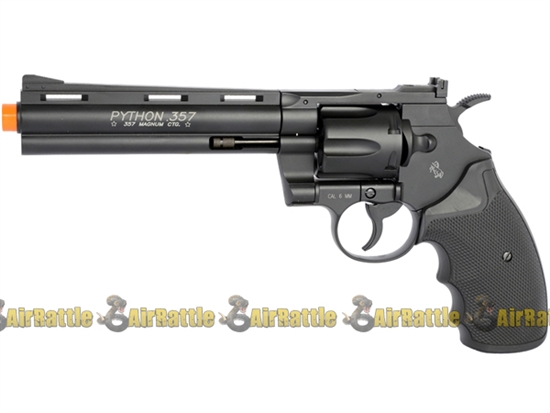 KWC Colt Python .357 Magnum Metal Airsoft CO2 Revolver - 6" Barrel