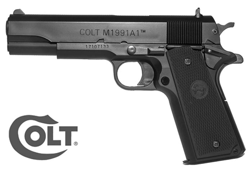 315 FPS Colt M1911A1 Tactical Airsoft Pistol Spring Licensed .45 Hand Gun