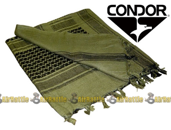 Condor Tactical Shemagh Face, Neck, and/or Head Wrap ( OD / Black )