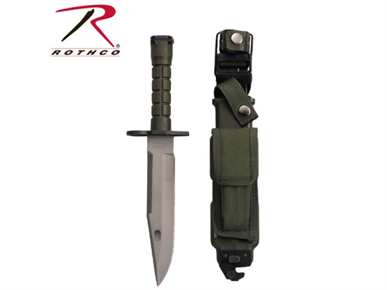 2134 Rothco G.I. Style M-9 Bayonet Knife With Scabbard