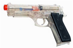 Clear Taurus PT92 Electric Airsoft Pistol Blowback Licensed