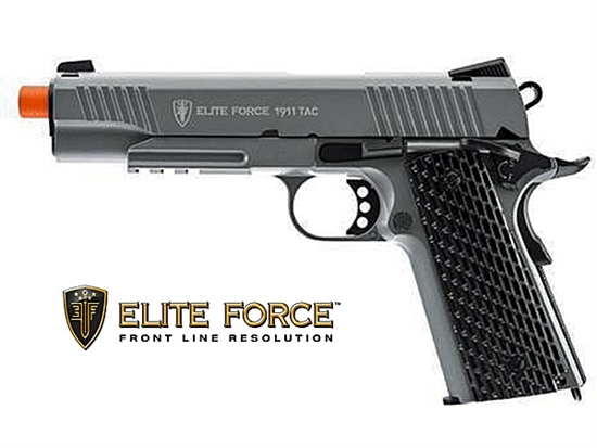 Elite Force Full Metal 1911 Tac CO2 Blowback RIS Airsoft Pistol Gunmetal Grey