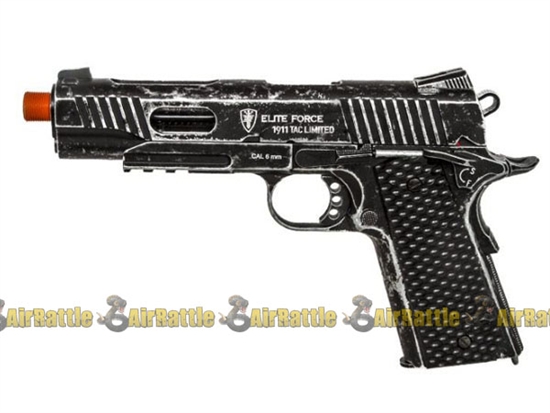 2280018 Limited Edition Elite Force Full Metal 1911 Tac CO2 Blowback RIS Airsoft Pistol