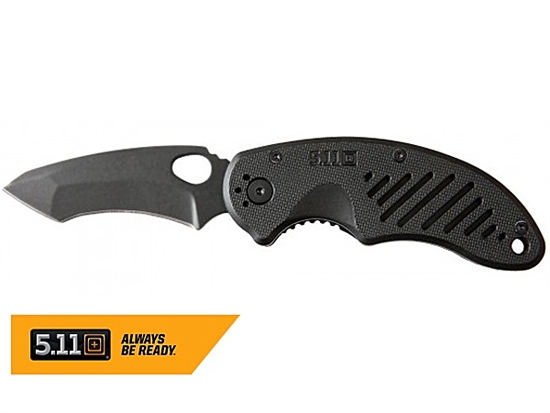 5.11 Tactical BTC Recurve Tanto Folder Knife Black