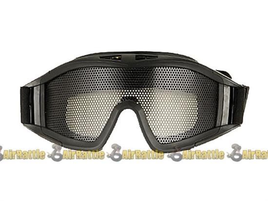 Tactical Metal Mesh Airsoft Goggles Fog Free Eye Protection