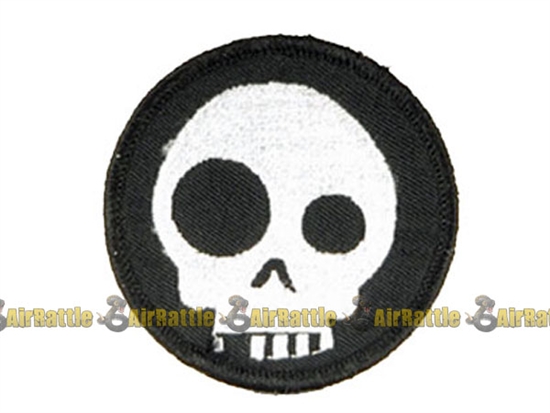 Lancer Tactical Circle Skull Patch with Velcro