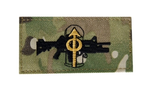 Lancer Tactical M203 Grenadier Patch with Velcro ( Camo )