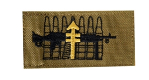 Lancer Tactical Machine Gunner Patch with Velcro ( Tan )