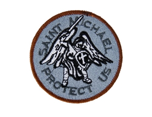 Lancer Tactical Circle St Michael Save Us Type A Patch with Velcro