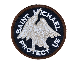 Lancer Tactical Circle St Michael Save Us Type C Patch with Velcro