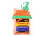 Flying Colors .12g Airsoft BB's - 2,000 Rounds - Orange