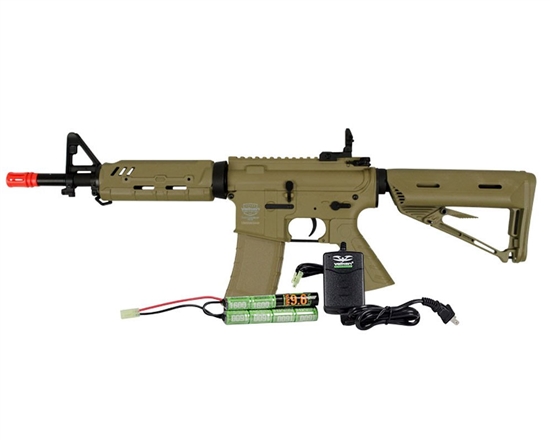 Valken Battle Machine Mod-EC AEG Airsoft Rifle Combo Kit - DST