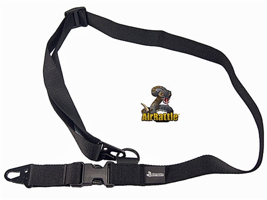 AirRattle Airsoft 1-Point / 2-Point 1.25" Nylon Adjustable Tactical AEG Sling