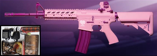 G&G Pink "Femme Fatale" FF15 Blowback M4 Airsoft AEG Gun