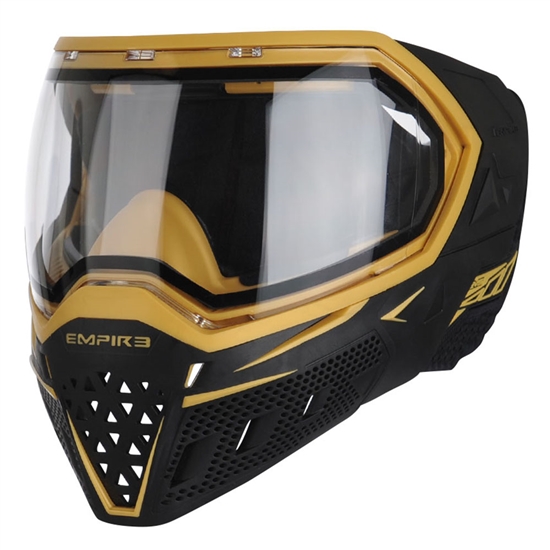 Empire Tactical EVS Full Face Airsoft Mask - Black/Gold