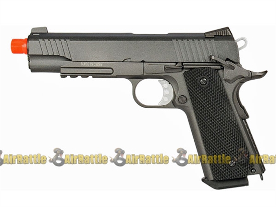 GX-194 Well Full Metal GX-194 1911 Style Airsoft Gas Blowback Pistol