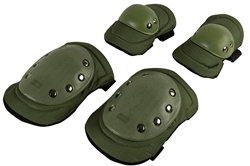 Tactical Elbow and Knee Pads Set (OD GREEN)