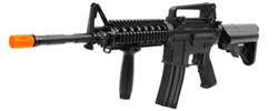 A&K M4 RIS AEG Airsoft Gun Metal Gear Box Crane Stock Rifle