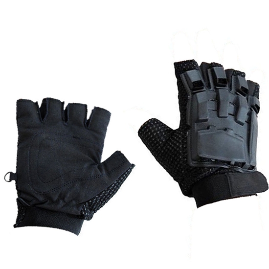 JT Hard Back Tactical Airsoft Gloves - Black