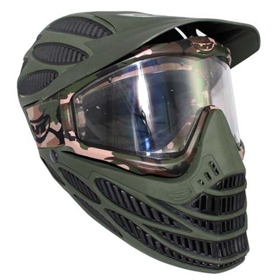 JT Tactical Flex 8 Full Head Complete Coverage Airsoft Mask - Olive