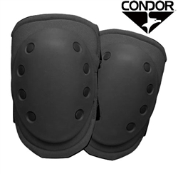 Condor Tactical Non-Slip Rubber Cap Knee Pads ( BLACK )