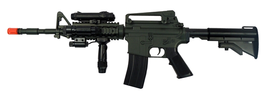 DBOYS M16 M4 RIS AEG Airsoft Gun Flashlight and Laser Kit Rifle M3081A