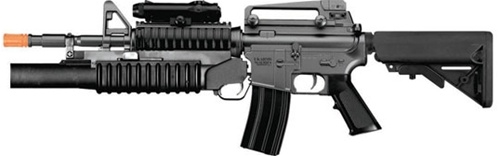 DBOYS M16 M4 W/ M203 AEG Full Auto Airsoft Rifle Electric Gun M3181AB
