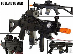 M82P Airsoft Rifle 552 AEG Sniper Gun Full Auto Guns Folding Stock Rifles