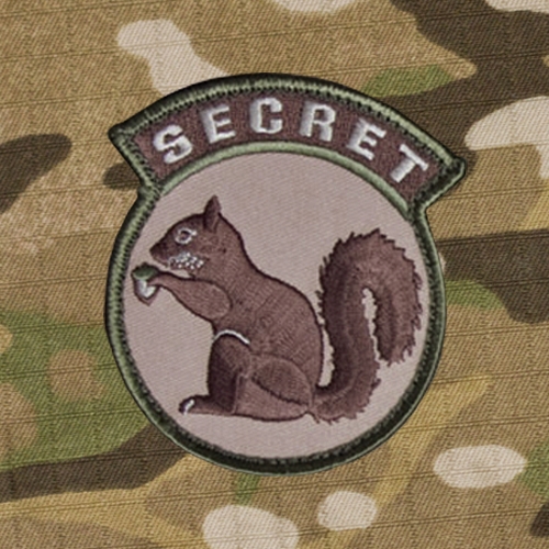 Mil-Spec Monkey Secret Squirrel Velcro Patch ( Multicam )