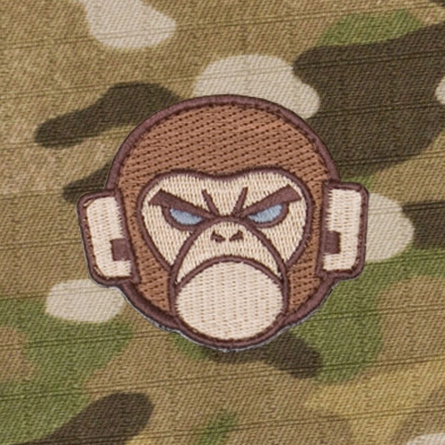 Mil-Spec Monkey Head Logo Velcro Patch ( Arid )