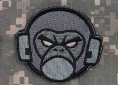 Mil-Spec Monkey Head Logo Velcro Patch ( ACU-Dark )
