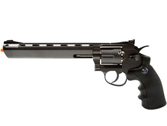 GP-WG-703 WG 703 8" Full Metal CO2 Airsoft Revolver In Black