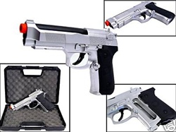 400 FPS! Silver TSD CO2 Pistol M9 Airsoft Hand Gun Air Soft Gas Guns 92F Pistols SDGP302SH