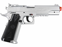 400 FPS! Silver TSD Sports CO2 Pistol 1911 Airsoft Hand Gun SDGP304SH