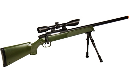 UTG Master Sniper Airsoft Rifle OD Green Bolt Action Gun