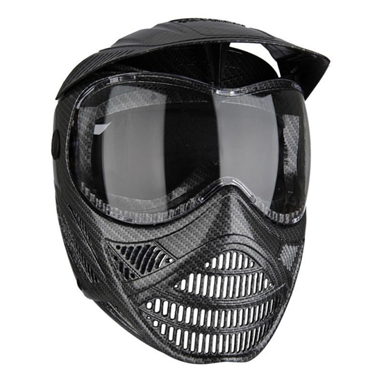 Tippmann Tactical Valor FX Full Face Airsoft Mask - Carbon Fiber (T295015)