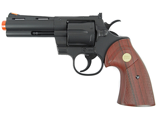 TSD Gas Revolver .357 MAGNUM Pistol 4" Barrel 6 Shooter Airsoft Guns W/ Shells