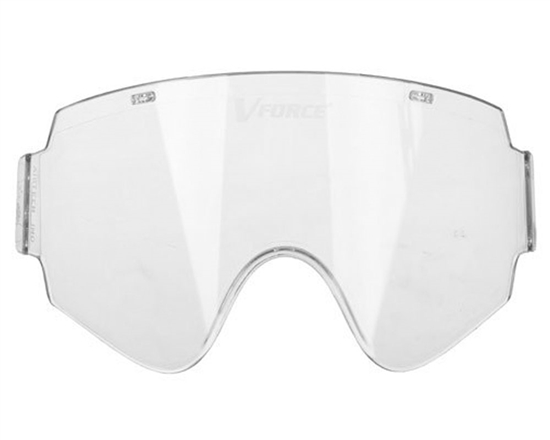 V-Force Single Pane Anti-Fog Ballistic Rated Lens For Armor Masks (Clear)