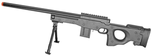 MK96 002A Airsoft Tactical Sniper Rifle w/ Bipod, Scope, and Laser