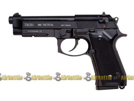 KWA Full Metal M9 Tactical PTP Gas Airsoft Gun Blowback Pistol