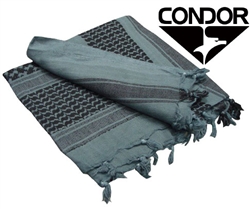 Condor Tactical Shemagh Face, Neck, and/or Head Wrap ( FOLIAGE / Black )