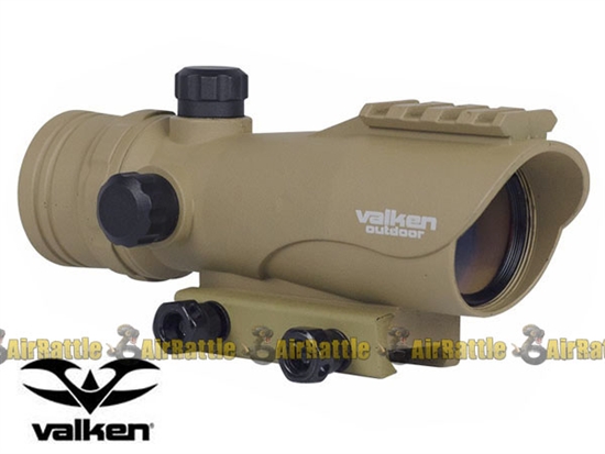 Valken Tactical Adjustable 30mm Illuminated Red Dot Airsoft Sight