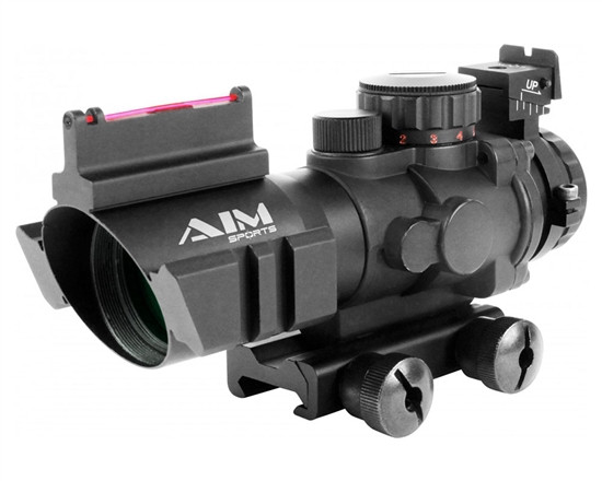 Aim Sports Rifle Scope - XPF Series - 4X32mm w/ Mil Dot Reticle (JFF31250G)
