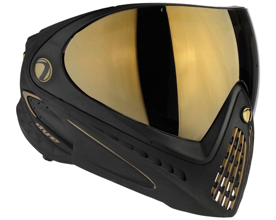 Dye Tactical i4 Thermal Full Face Mask Goggle System ( Black/Gold )