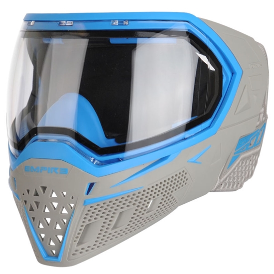 Empire Tactical EVS Full Face Airsoft Mask - Grey/Cyan