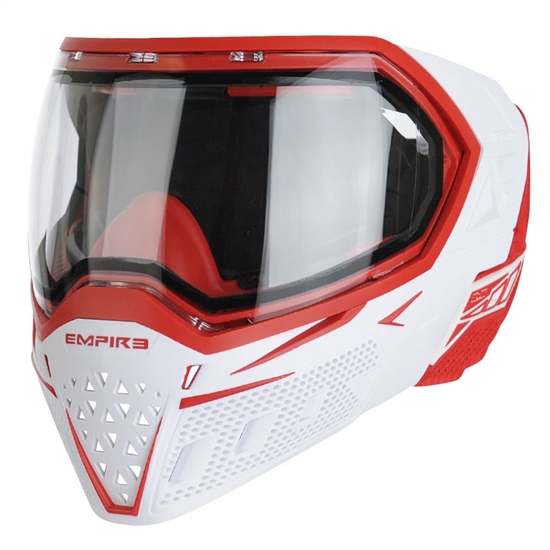 Empire Tactical EVS Full Face Airsoft Mask - White/Red
