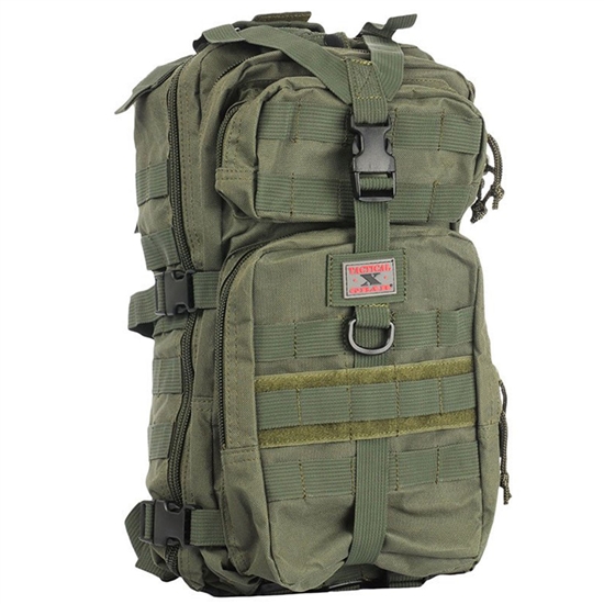 Gen X Global Mini Tactical Backpack w/ Molle Attachments - Olive